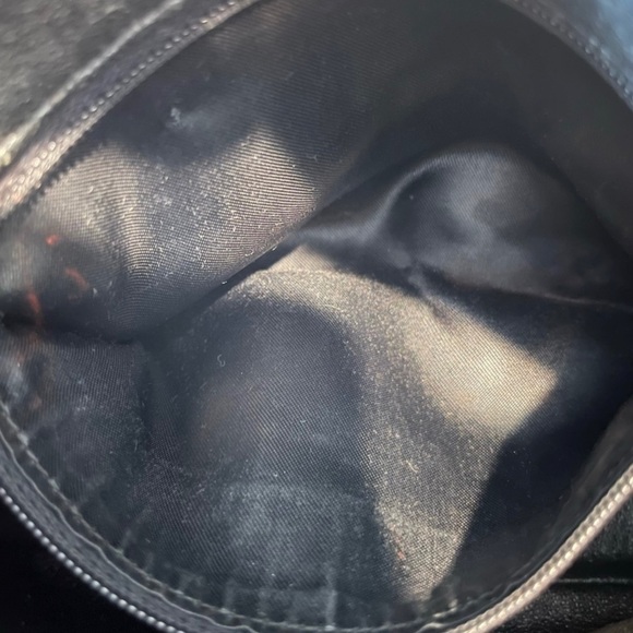 Chanel Black Suede Camera Flap Bag 24k hardware w/COA - Picture 9 of 16